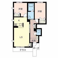 網干駅 バス10分  東南口」下車：停歩10分 1階の物件間取画像